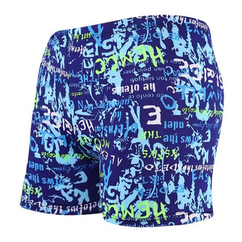 Σορτς κολύμβησης Fashion Print Slim Plus Size Quick Dry, ελαστικό σορτς μέσης για ανδρικά ρούχα παραλίας Surf, ανδρικά μαγιό