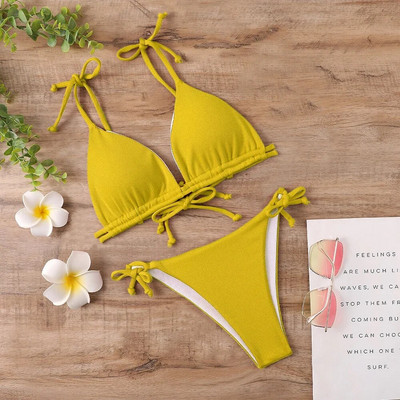 Costum de Bikini Costum de plajă de vară pentru femei Costum de baie Brazilia 2023 Costum de baie sexy pentru femei de primăvară fierbinte Biquini Ropa Mujer