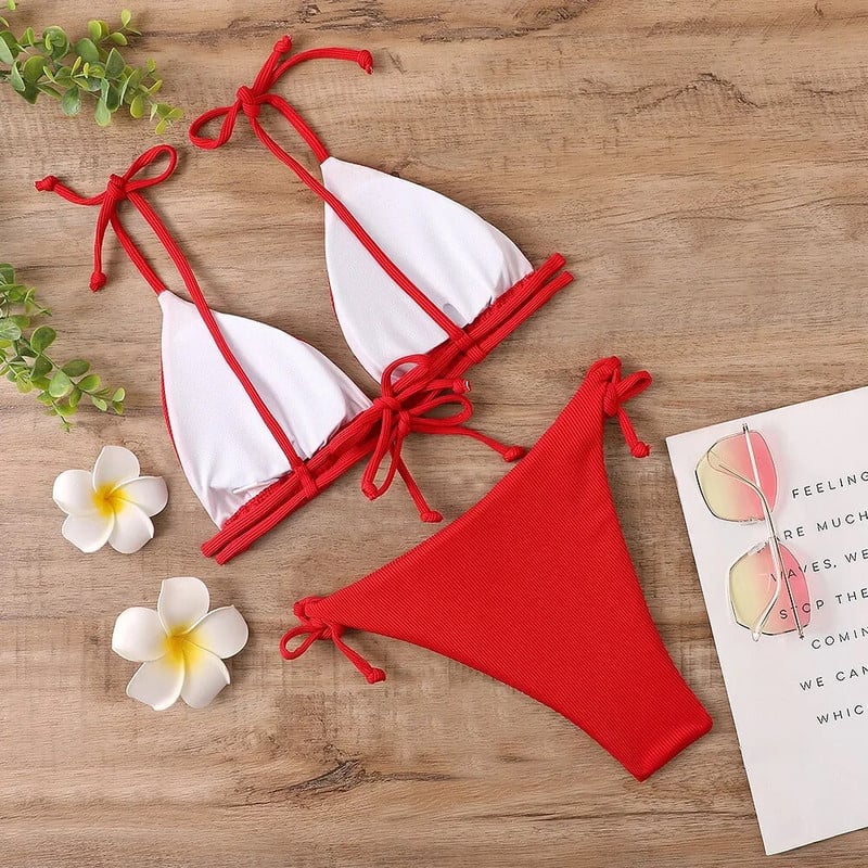 Bikiiniülikond Naiste suvine rannakostüüm Brasiilia 2023. aasta seksikas naiste ujumistrikoo Biquini Ropa Mujer
