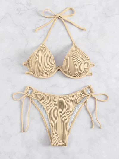 Seksi kupaći kostimi ispod žica 2024. Ženski kupaći kostimi Push Up Ženski kupaći kostimi za plažu Kupaći kostimi Bikini set za kupanje u bazenu Ljeto