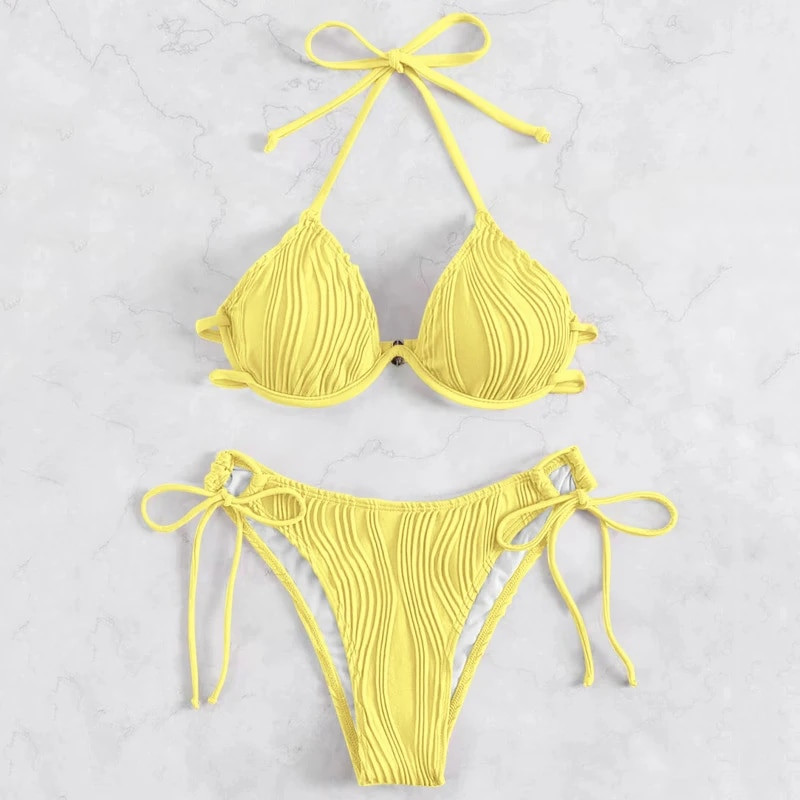 Seksi kupaći kostimi ispod žica 2024. Ženski kupaći kostimi Push Up Ženski kupaći kostimi za plažu Kupaći kostimi Bikini set za kupanje u bazenu Ljeto