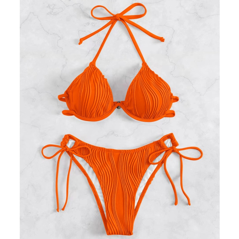 Seksi kupaći kostimi ispod žica 2024. Ženski kupaći kostimi Push Up Ženski kupaći kostimi za plažu Kupaći kostimi Bikini set za kupanje u bazenu Ljeto