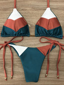 2023 Seksi bikini višebojni kupaći kostim Ženski kupaći kostim Push Up rebrasti bikini set Brazilski kupaći kostim Odjeća za plažu Bather Biquini
