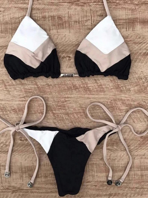 2023 Seksi bikini višebojni kupaći kostim Ženski kupaći kostim Push Up rebrasti bikini set Brazilski kupaći kostim Odjeća za plažu Bather Biquini