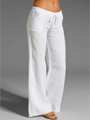 2024, vară, bumbac, in, pantaloni pentru femei, supradimensionați, negri, cu picioare largi, pantaloni casual, pentru femei, la modă, largi, la modă, pentru doamne