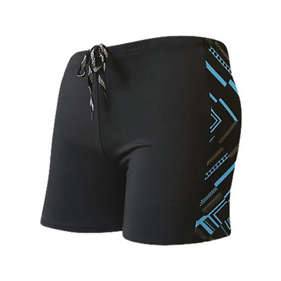 Vīriešu peldkostīmi Peldkostīms Vidēji paceļams elastīgs viduklis iekšēja aukliņa peldbikses Vīriešu peldkostīmi Pludmales apģērbs pieaugušajiem