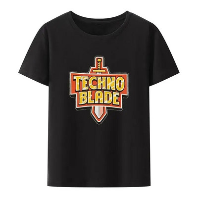 Αστεία Technoblade Never Dies Γραφικά μπλουζάκια κινουμένων σχεδίων Γυναικεία και ανδρικά ρετρό στυλ σε συν μέγεθος βαμβακερό μπλουζάκι Harajuku Casual πουκάμισο