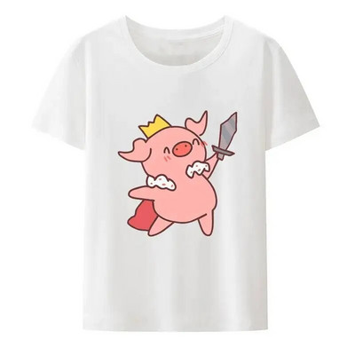 Αστεία Technoblade Never Dies Γραφικά μπλουζάκια κινουμένων σχεδίων Γυναικεία και ανδρικά ρετρό στυλ σε συν μέγεθος βαμβακερό μπλουζάκι Harajuku Casual πουκάμισο