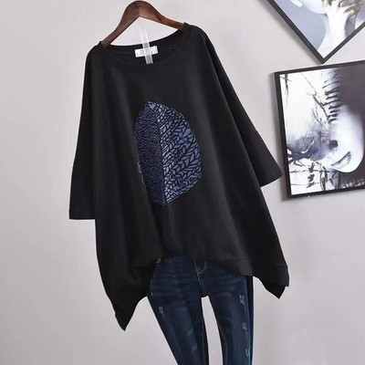 Liela izmēra sieviešu apģērbi brīvi elastīgi komforta krekliņi dāmu vasaras lieli, lieli, komforta topi Ikdienas lielizmēra sieviešu šorti