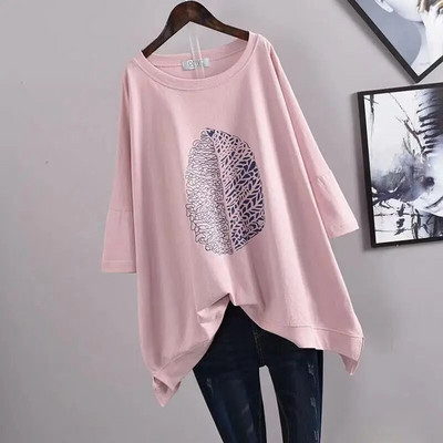 Liela izmēra sieviešu apģērbi brīvi elastīgi komforta krekliņi dāmu vasaras lieli, lieli, komforta topi Ikdienas lielizmēra sieviešu šorti