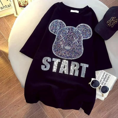 Liela izmēra sieviešu apģērbi brīvi elastīgi komforta krekliņi dāmu vasaras lieli, lieli, komforta topi Ikdienas lielizmēra sieviešu šorti