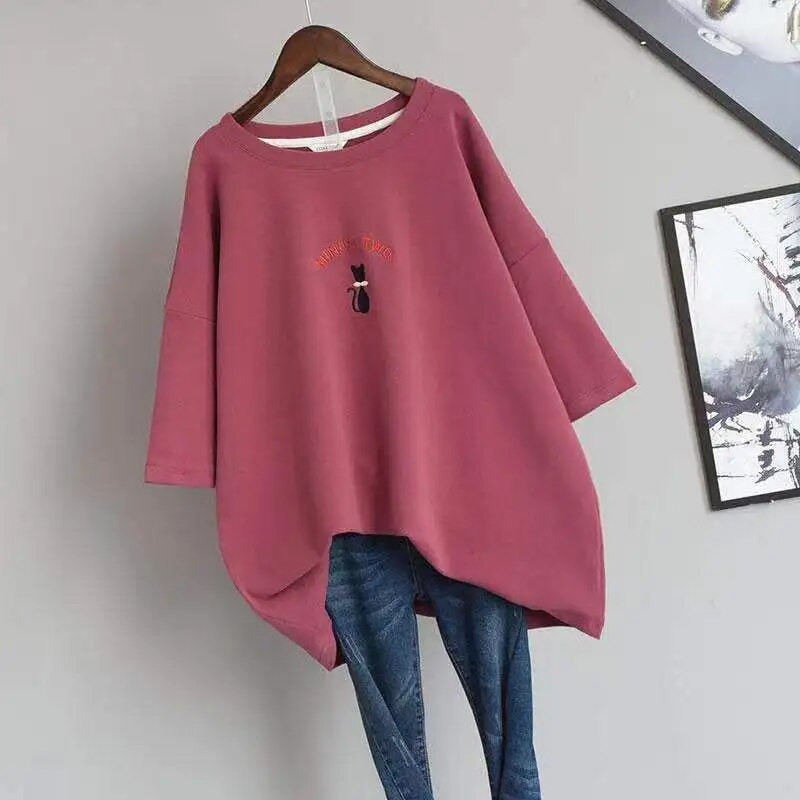 Liela izmēra sieviešu apģērbi brīvi elastīgi komforta krekliņi dāmu vasaras lieli, lieli, komforta topi Ikdienas lielizmēra sieviešu šorti