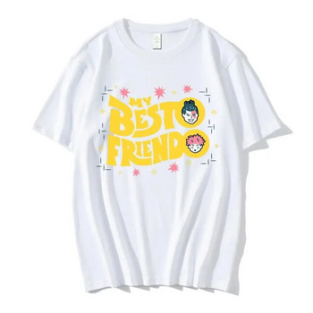 Γυναικείο T-Shirt Jujutsu Kaisen My Besto Friendo Todo Aoi Novelty Βαμβακερό μπλουζάκι Anime T-shirt O Neck Oversized T-shirt