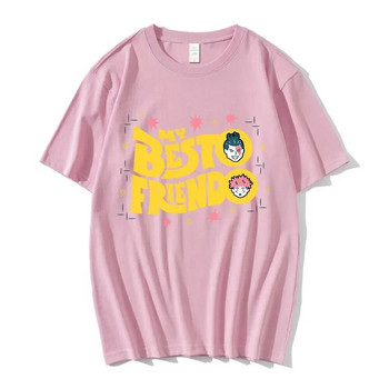 Γυναικείο T-Shirt Jujutsu Kaisen My Besto Friendo Todo Aoi Novelty Βαμβακερό μπλουζάκι Anime T-shirt O Neck Oversized T-shirt