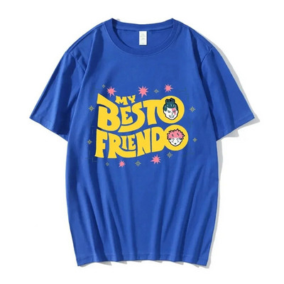 Ženska majica velikih veličina Jujutsu Kaisen My Besto Friendo Todo Aoi Novitet Pamučna majica Anime majice s O izrezom Prevelika majica