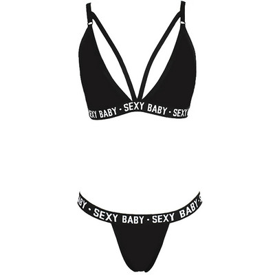 Costum de baie în trei puncte cu literă sexy Bikini Costum de baie pentru femei Set de lenjerie intimă Set bikini solid Costum de baie pentru femeie Costume de baie brazlian