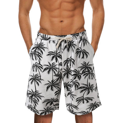 Palm Tree Print Quick Dry Summer Ανδρικά μαγιό Σορτς παραλίας για άντρες Μαγιό Σορτς για σέρφινγκ