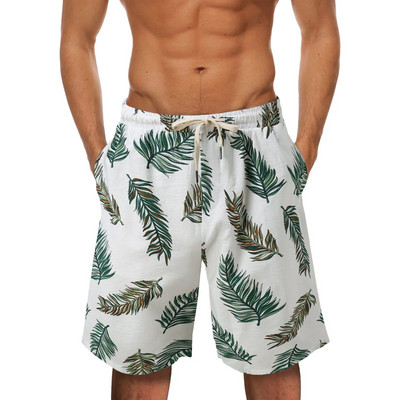 Palm Tree Print Quick Dry Summer Ανδρικά μαγιό Σορτς παραλίας για άντρες Μαγιό Σορτς για σέρφινγκ