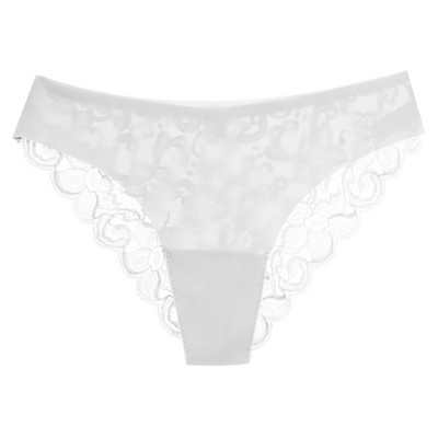 Chiloți sexy din dantelă pentru femei, transparenti, fără sudură, lenjerie pentru femeie, cu elasticitate cu talie joasă, pentru femei, lenjerie moale din mătase de gheață