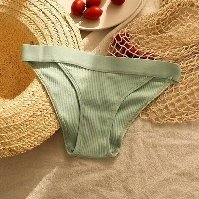 M-XL Žensko pamučno donje rublje velike veličine Seksi bešavne gaćice Jednostavne gaćice za djevojke niskog struka