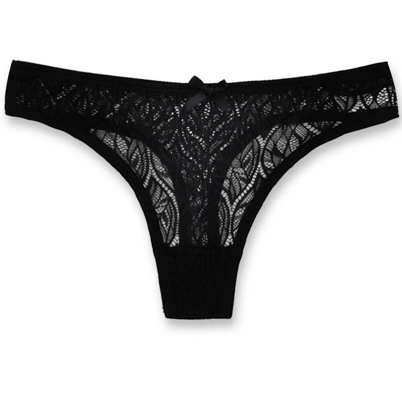 3PCS/Set Seksi mrežaste šuplje gaćice sa žicom Žensko donje rublje Žensko prozirno jednobojno tange niskog struka Prozračno donje rublje