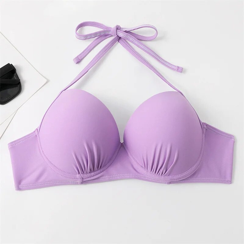 Καλοκαιρινό σετ μπικίνι ψηλόμεσο Γυναικείο γυναικείο μαγιό με λουράκια