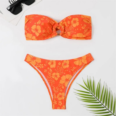Γυναικεία μαγιό Micro Bikini 2023 Sexy Brazilian print σετ μπικίνι Γυναικεία γυναικεία μαγιό για διακοπές στην παραλία