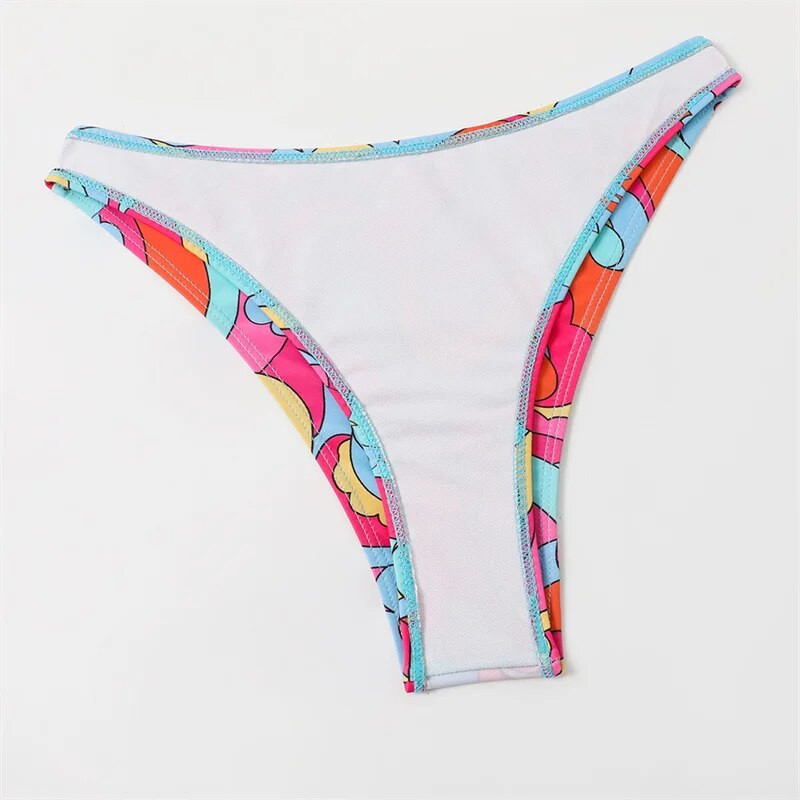 Γυναικεία μαγιό Micro Bikini 2023 Sexy Brazilian print σετ μπικίνι Γυναικεία γυναικεία μαγιό για διακοπές στην παραλία