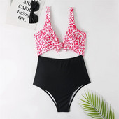 „Push Up“ vientisas maudymosi kostiumėlis, moteriškas 2023 m. iškirpti maudymosi kostiumėliai Moteriški paplūdimio drabužiai aukštu juosmeniu XL „Monokini“ moteriškas maudymosi kostiumėlis