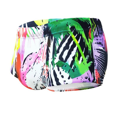 Costum de baie sexy pentru bărbați cu flori Bikini pentru bărbați gay Slip de baie pentru bărbați Costum de baie Sunga cu talie joasă Costum de baie pentru surf Sport Scurt