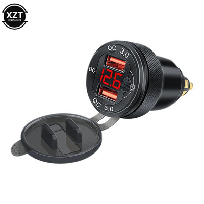 Quick Charge 3.0 topelt USB laadija pistikupesa toiteadapter Type-C jaoks BMW R1200GS R1250GS F800GS R1250 GS R1200rt Tiger 800 900 jaoks