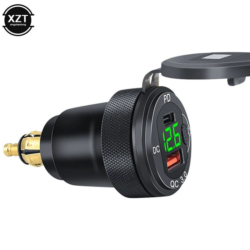 Quick Charge 3.0 topelt USB laadija pistikupesa toiteadapter Type-C jaoks BMW R1200GS R1250GS F800GS R1250 GS R1200rt Tiger 800 900 jaoks