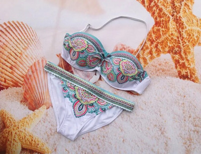 Ženski bikini 2023, veliki XXL Push Up kupaći kostim s halterima Ženski seksi kupaći kostim Odjeća za plažu Komplet bikinija niskog struka