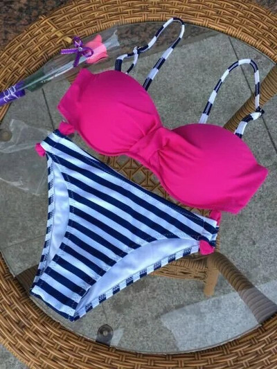 Ženski bikini 2023, veliki XXL Push Up kupaći kostim s halterima Ženski seksi kupaći kostim Odjeća za plažu Komplet bikinija niskog struka