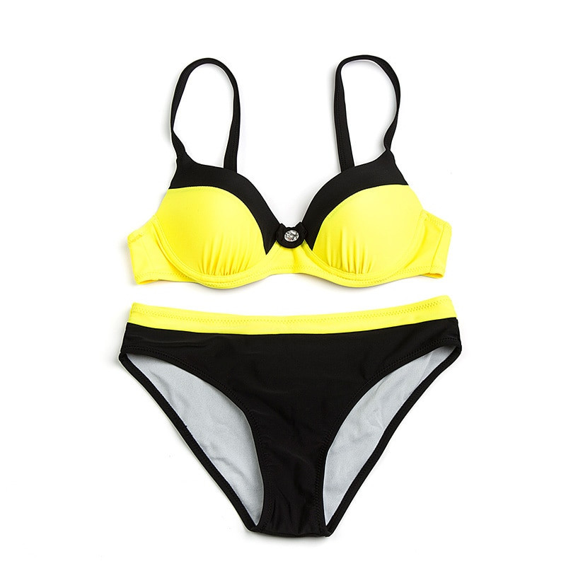 Ženski bikini 2023, veliki XXL Push Up kupaći kostim s halterima Ženski seksi kupaći kostim Odjeća za plažu Komplet bikinija niskog struka