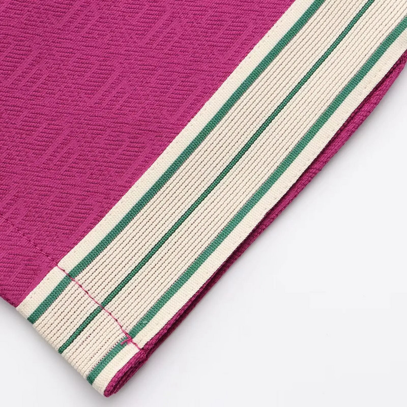 Nagy méretű, széles szárú nadrág Női Ruházat Elasztikus Jég Hasított Jacquard Egyenes Alsó Hajlított Boka Hosszúságú Nadrágok 2023. nyár