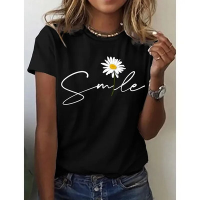 Καλοκαίρι 2024 Νέο ρετρό γυναικείο μπλουζάκι σε πλεονάζον μέγεθος Κόκκινη καρδιά Μόδα κοντομάνικο Casual Street Sports O γιακά Γυναικείο πουκάμισο