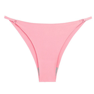 TrowBridge Naujos besiūlės moteriškos kelnaitės šilko satino dirželiai Madingi Paprasti moteriški apatiniai Seksualūs apatiniai Sportiniai Patogūs G-Strings