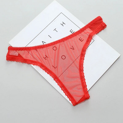 BZEL Lenjerie sexy Chiloți transparenti pentru dama Tanga din dantelă Tanga transparentă Tentație Lenjerie de corp pentru femei
