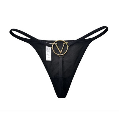 Chiloți de damă Thong Ice Mătase Metal Lenjerie de corp pentru femei Chiloți Silky Temptation Chiloți pentru femei G-String Elasticitate Popular