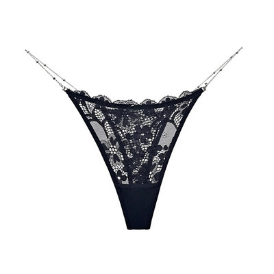 Chiloți de damă Thong Ice Mătase Metal Lenjerie de corp pentru femei Chiloți Silky Temptation Chiloți pentru femei G-String Elasticitate Popular