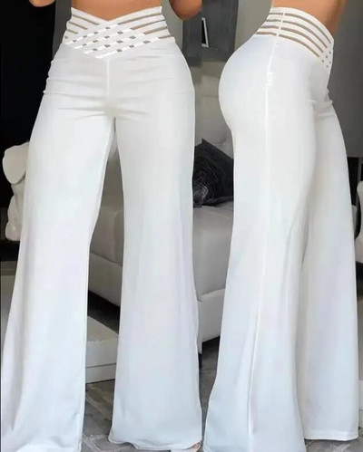 Hlače za žene 2023. New Chic Business Office Lady crne skraćene elegantne radne hlače visokog struka Ženske hlače za sve kombinacije
