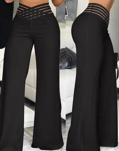 Hlače za žene 2023. New Chic Business Office Lady crne skraćene elegantne radne hlače visokog struka Ženske hlače za sve kombinacije