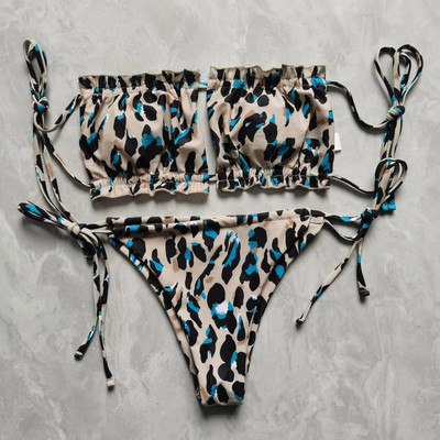 Costum de baie plisat Costume de baie pentru femei Set de bikini mini tanga pentru baie pentru înot îmbrăcăminte de plajă pentru costum de baie Costume de baie sexy pentru femei