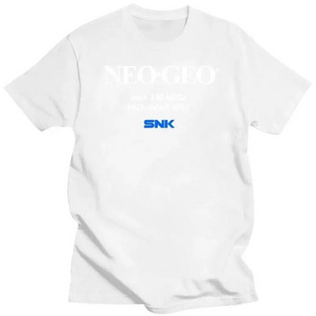 Забавна тениска Fatal Fury Neo Geo Startup Screen Мъже Жени Тениска от чист памук с кръгло деколте Класическа тениска Идея за подарък Тениски с голям размер