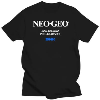 Naljakas Fatal Fury Neo Geo Startup Screen T-särk Meeste Naiste Crewneck Pure Cotton T särk Klassikaline T-särk Kingiidee Suures suuruses T-särk