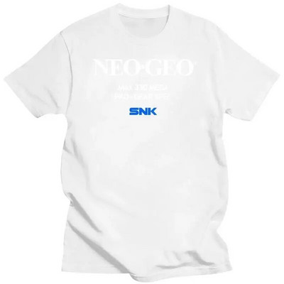 Naljakas Fatal Fury Neo Geo Startup Screen T-särk Meeste Naiste Crewneck Pure Cotton T särk Klassikaline T-särk Kingiidee Suures suuruses T-särk