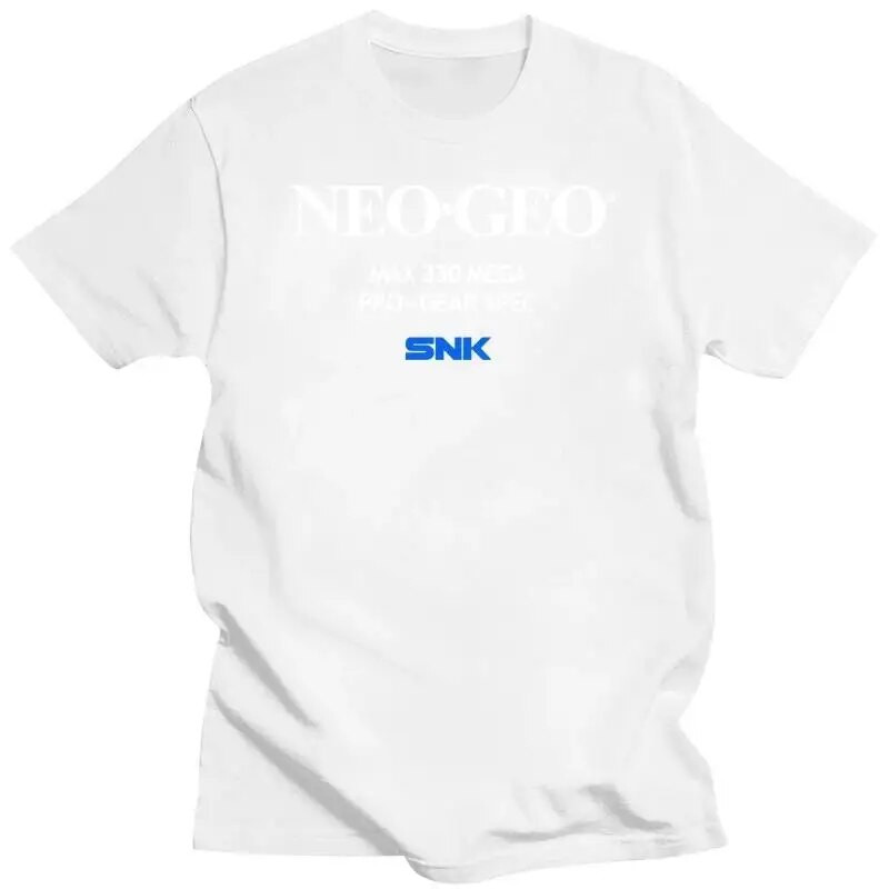 Naljakas Fatal Fury Neo Geo Startup Screen T-särk Meeste Naiste Crewneck Pure Cotton T särk Klassikaline T-särk Kingiidee Suures suuruses T-särk