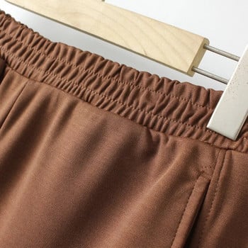 4XL Plus Size Harem Παντελόνι Γυναικείο Άνετο Ελαστική Μέση Stretch Παντελόνι Μονόχρωμο Παντελόνι Oversized Curve Ρούχα Άνοιξη 2023