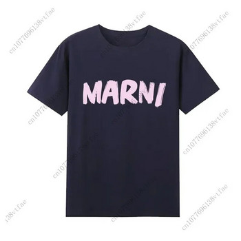 Плюс размер Дамско облекло Луксозна марка памук Дамски свободни тениски О-образно деколте с ръкав с щампа на букви Корейски стил Lover Paar Top Tee